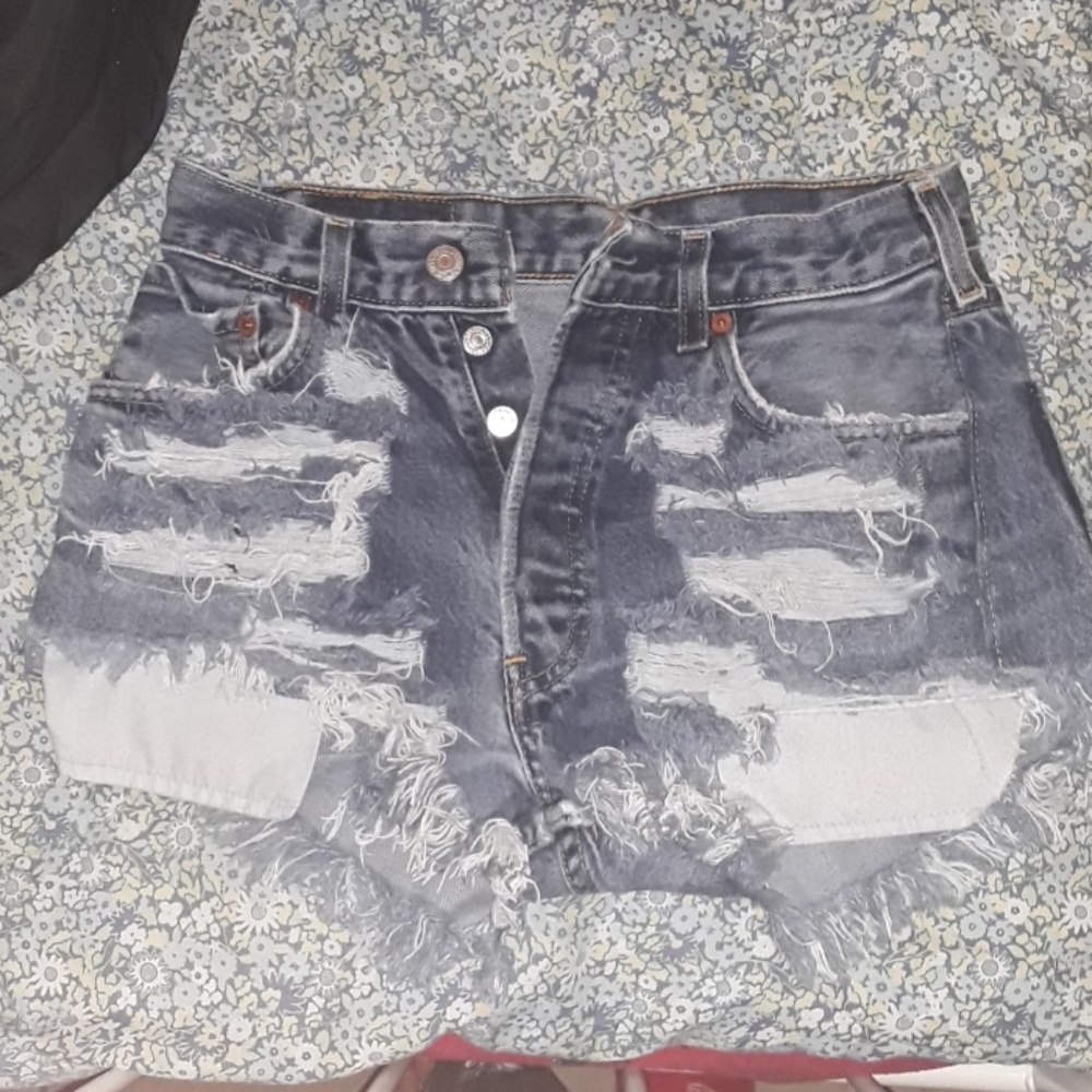 Levi's high waisted shorts